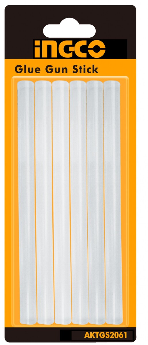 SILICONA CALIENTE BARRA INGCO AKTGS2061 6PCS/ BLISTER 