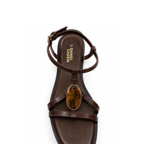 SANDALIA AMBAR Chocolate