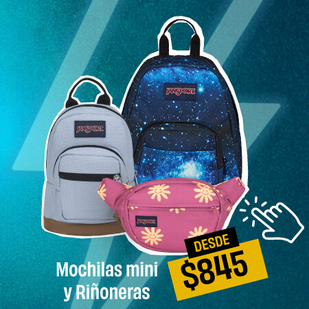 Cyber Septiembre mochilas mini y riñoneras