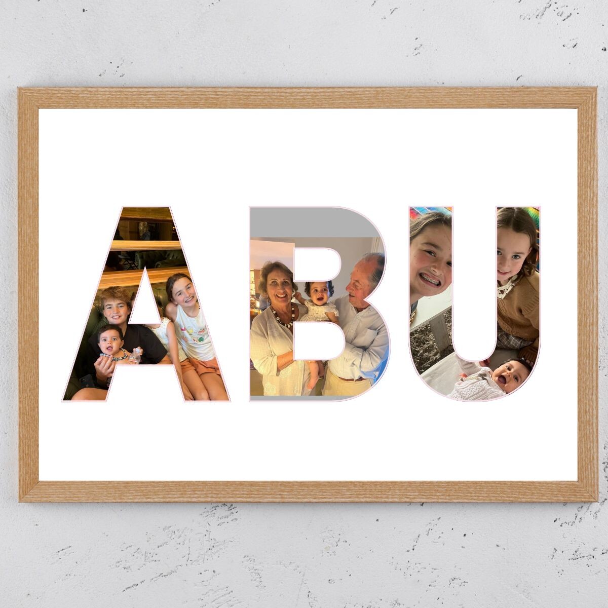 Portarretratos Personalizado para Abuelo con Fotos 