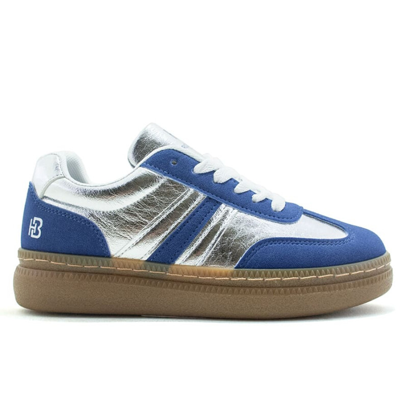 Championes The Brooklyn Haus Marilyn de Mujer Plateado-azul