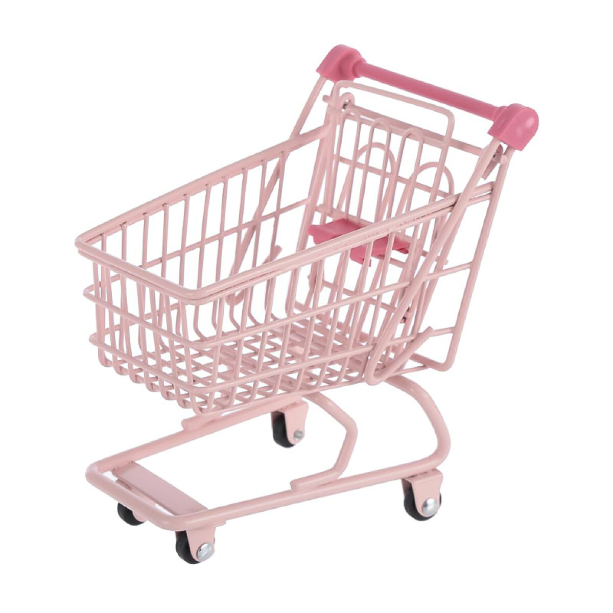 Mini carrito de compras - rosa 