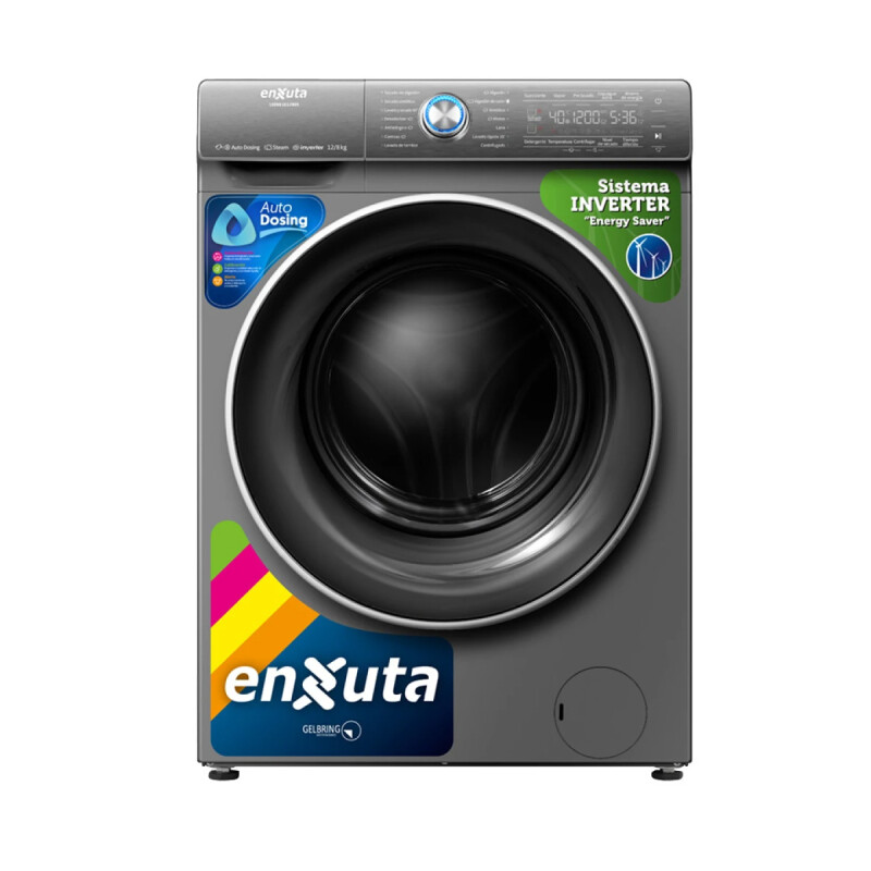 LAVASECARROPAS 12 KG INVERTER ENXUTA TITANIUM LAVASECARROPAS 12 KG INVERTER ENXUTA TITANIUM