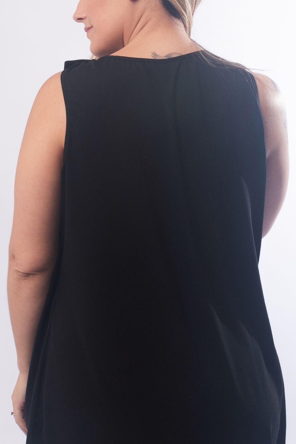 Camisón Maternal Alejandra Negro