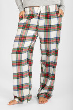 Pantalon mujer franela Verde oscuro