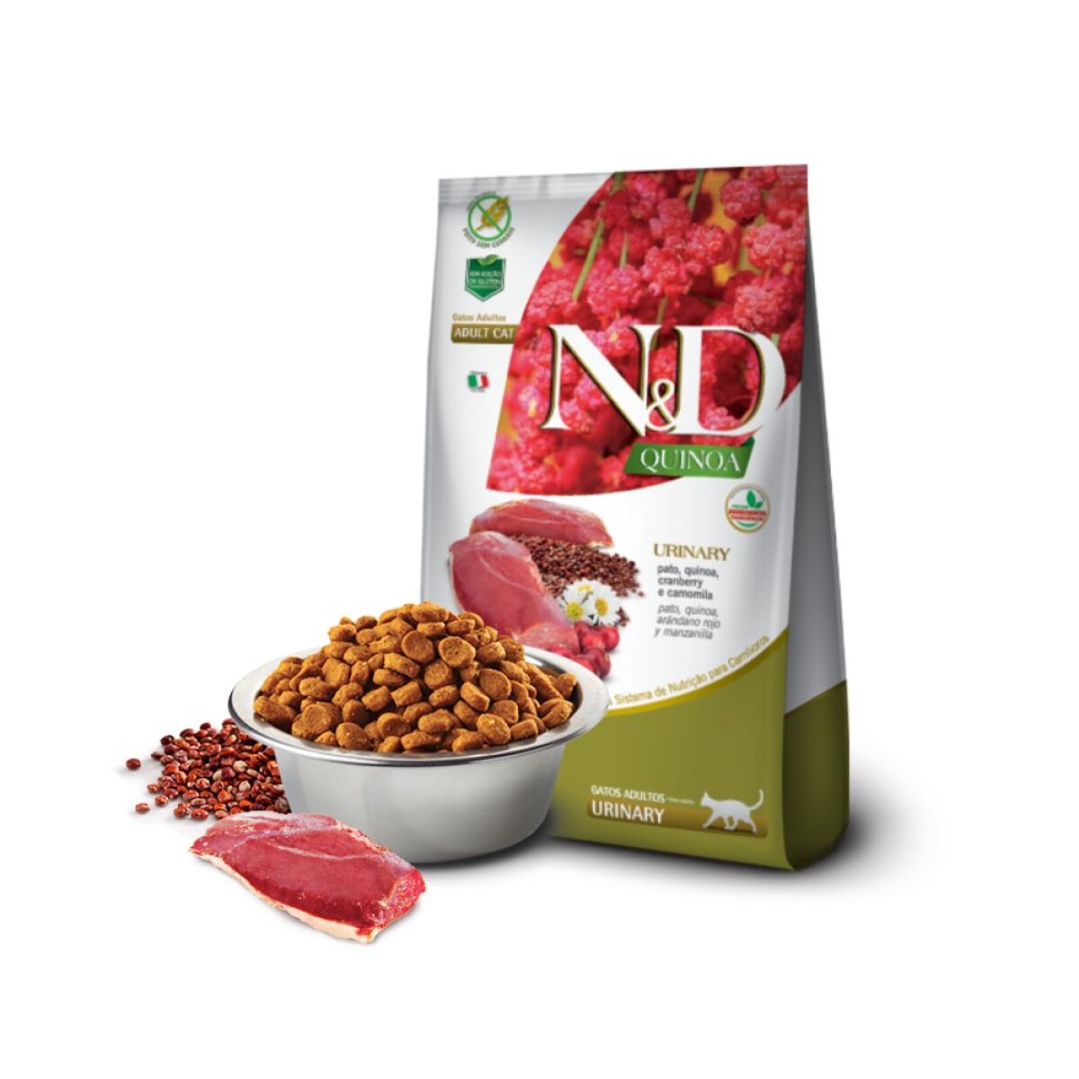 N&D Quinoa Feline Urinary Pato 7,5 kg 