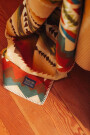 Robe Jacquard Unnapped Multicolor