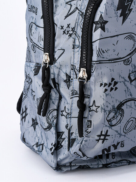 MOCHILA SKATE BLANCO