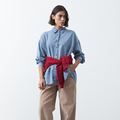 CAMISA OPALITA Azul Lavado