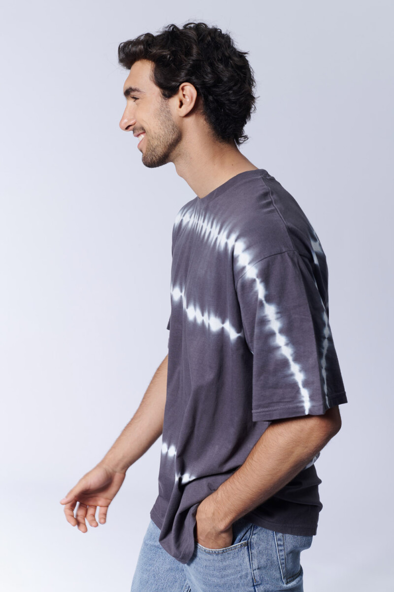 Remera tie dye Gris Oscuro