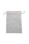 Bolsa organza 12x17 cm. CHAMPAGNE