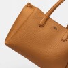 Shopper Erin En Efecto Cuero Graneado Cuoio