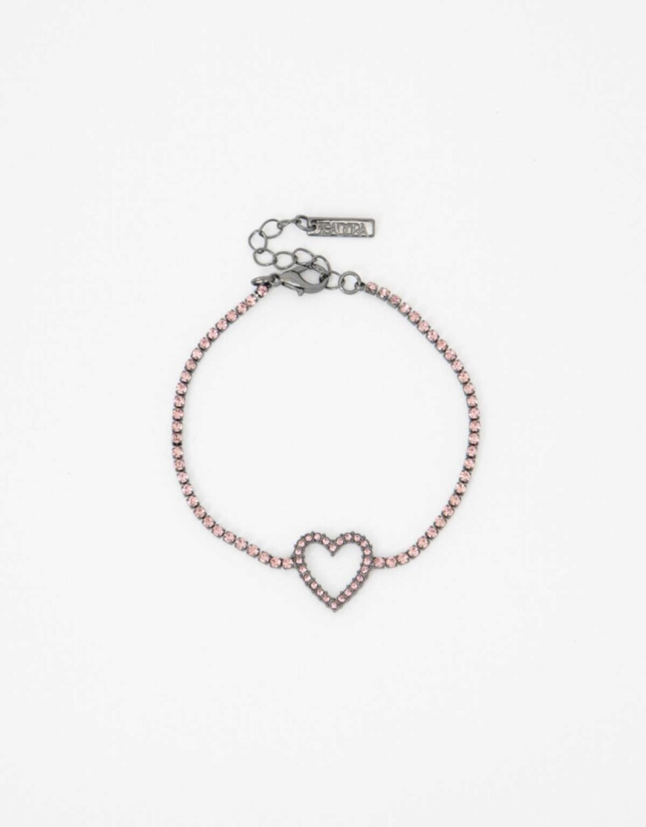 Pulsera Flexible Strass - Fucsia Medio 