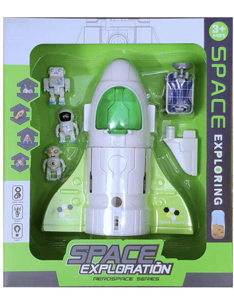 Nave espacial con tripulación luces y sonido Nave espacial con tripulación luces y sonido