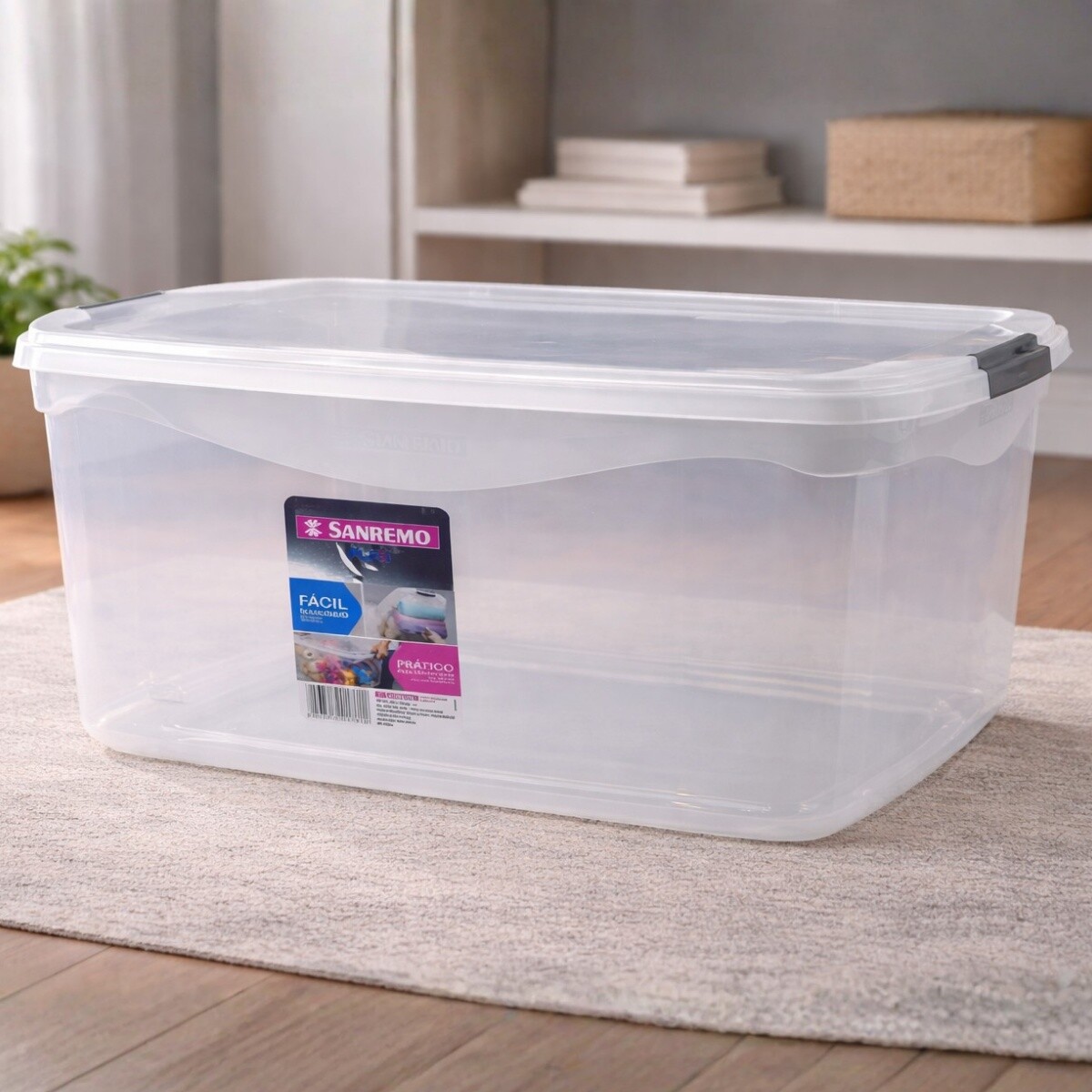 Caja organizadora 68 lts - TRANSPARENTE 