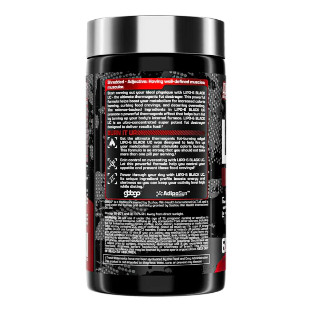 Lipo-6 Black | Quemador de Grasa Termogénico | 60 Cápsulas - Nutrex Lipo-6 Black | Quemador de Grasa Termogénico | 60 Cápsulas - Nutrex