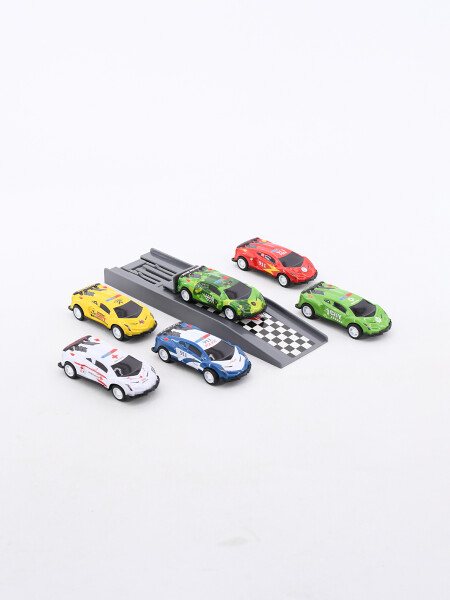 AUTOS SURTIDOS X 6 MULTICOLOR
