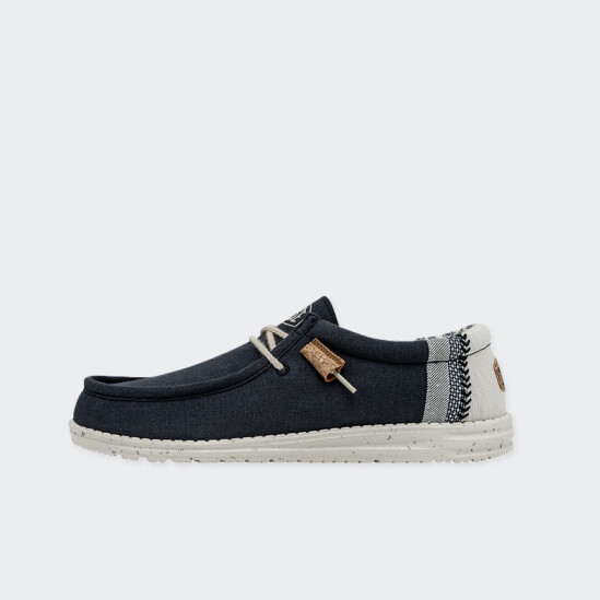 Zapatos Hey Dude Wally Linen Azul