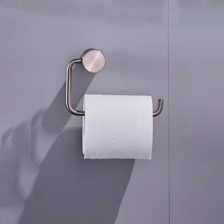 PORTARROLLO DE METAL SERIE SIGNATURE COLOR BRONCE CEPILLADO BRONCE-ROSE GOLD