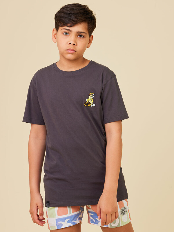 T-SHIRT JAEN TEEN RUSTY Gris Oscuro