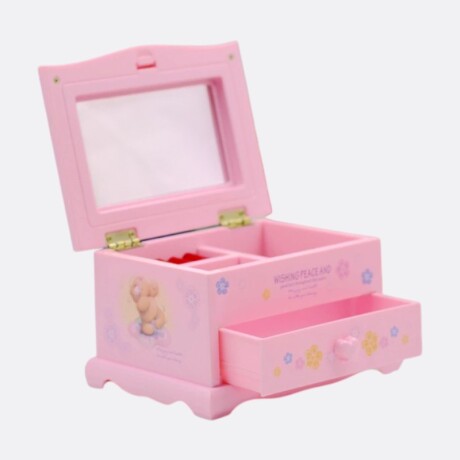 Caja Musical Rectangular Rosa Caja Musical Rectangular Rosa