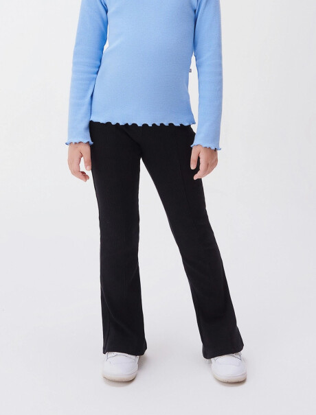 CALZA INFANTIL MODELO FLARE NEGRO