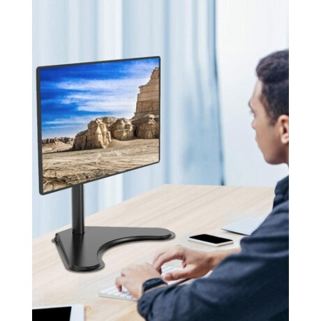 Soporte para monitor ajustable Brateck hasta 27" Soporte para monitor ajustable Brateck hasta 27"