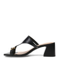 Sandalias de Mujer Bottero Taco Y Aplique Negro
