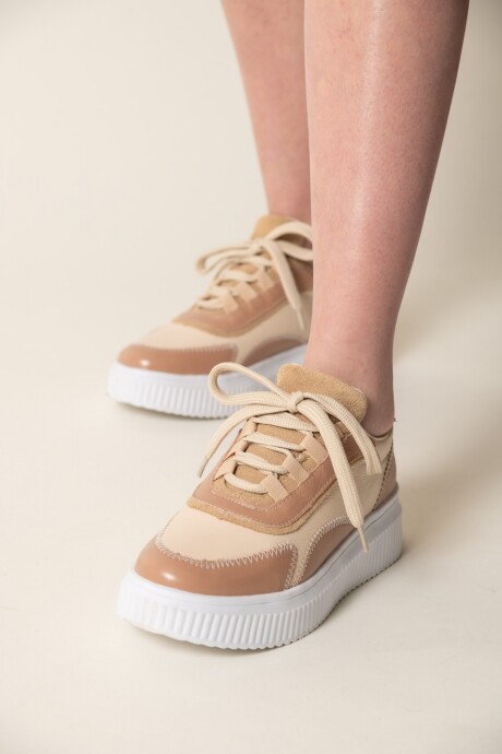 ZAPATILLA VANCOUVER BEIGE-ALMENDRA