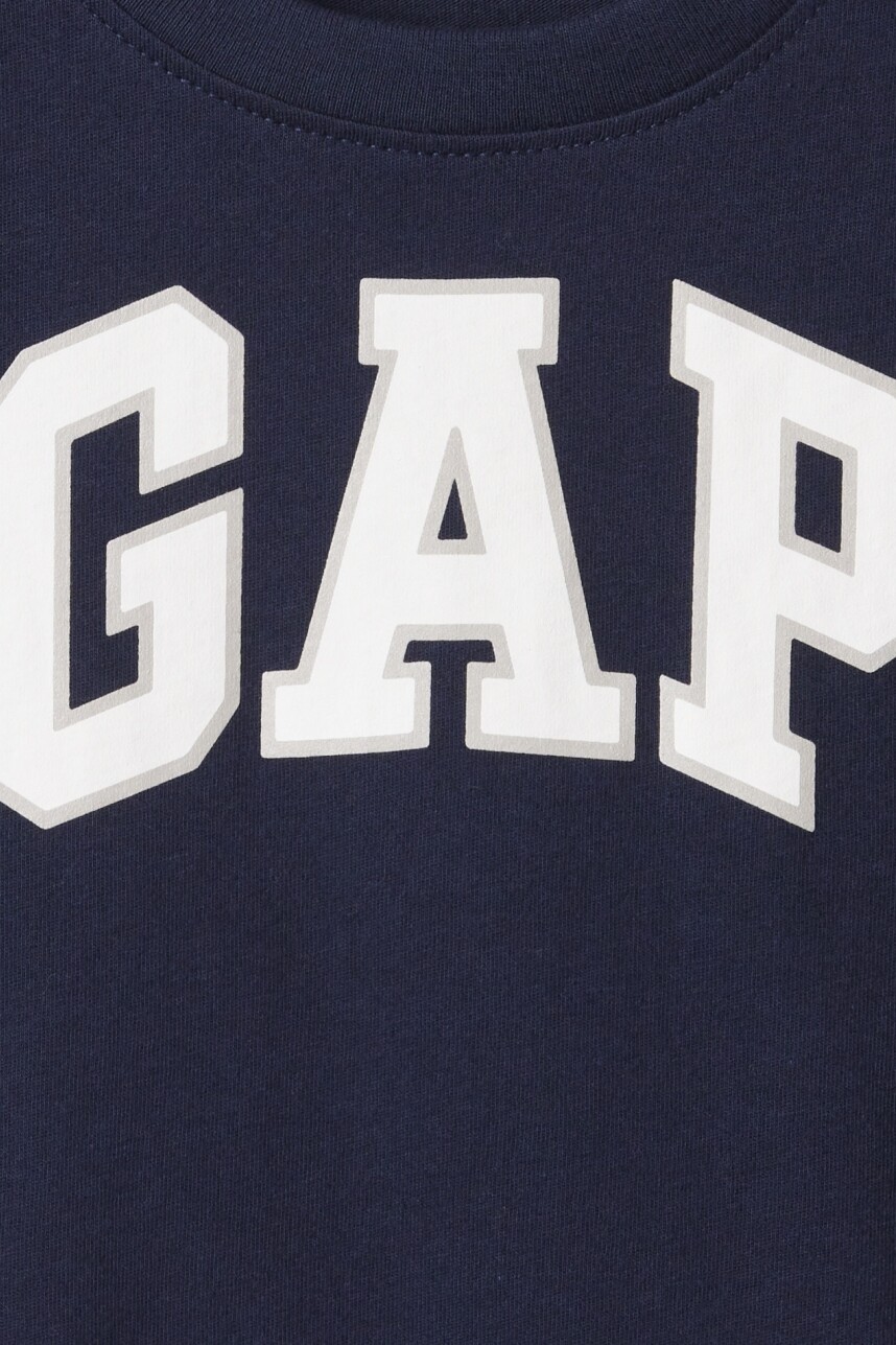 Remera Logo Gap Manga Corta Toddler Niño Tapestry Navy