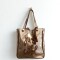 Cartera Shopping Dorada