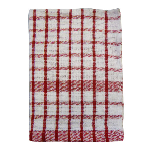 Repasador Kanguro Ajedrez 37 x 52 cm BLANCO/ROJO