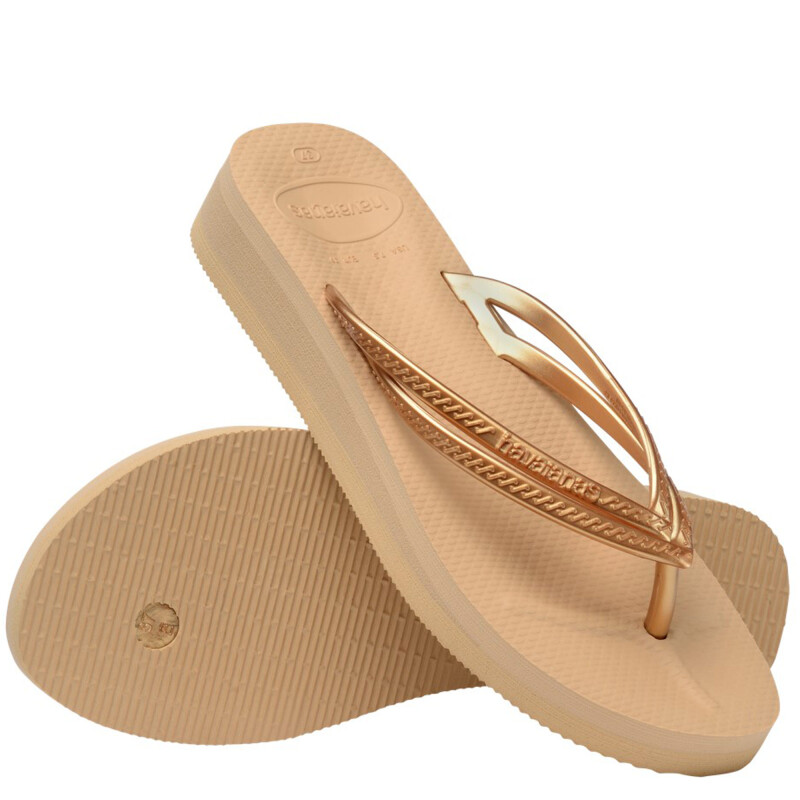 Sandalia de Mujer Havaianas Wedges Wns Dorado