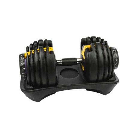 Mancuerna ajustable de 2.5 a 20kg Best Negro