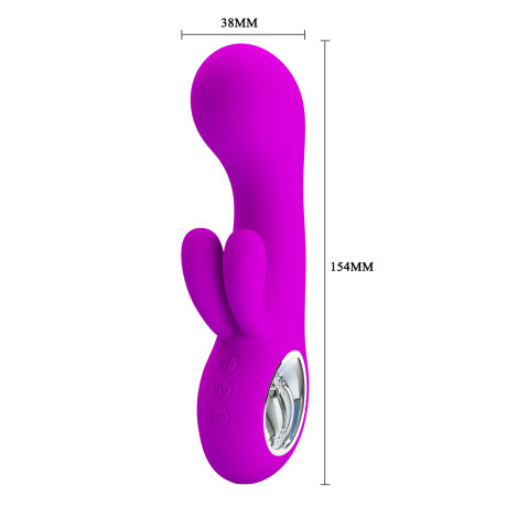 Vibrador Con Doble Estimulación Pretty Love Valentine Vibrador Con Doble Estimulación Pretty Love Valentine