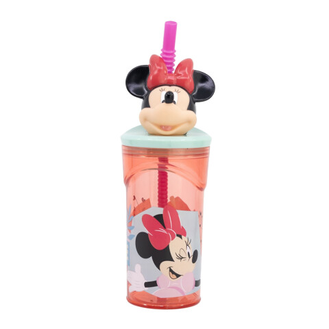 Vaso Alto con Forma 3D 18 cm 360ml Minnie