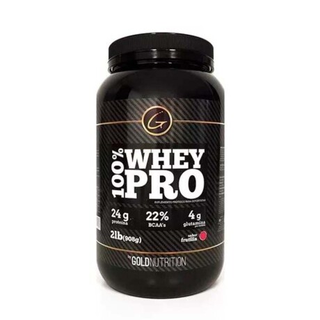 100% Whey Pro 2lb Gold Nutrition Frutilla