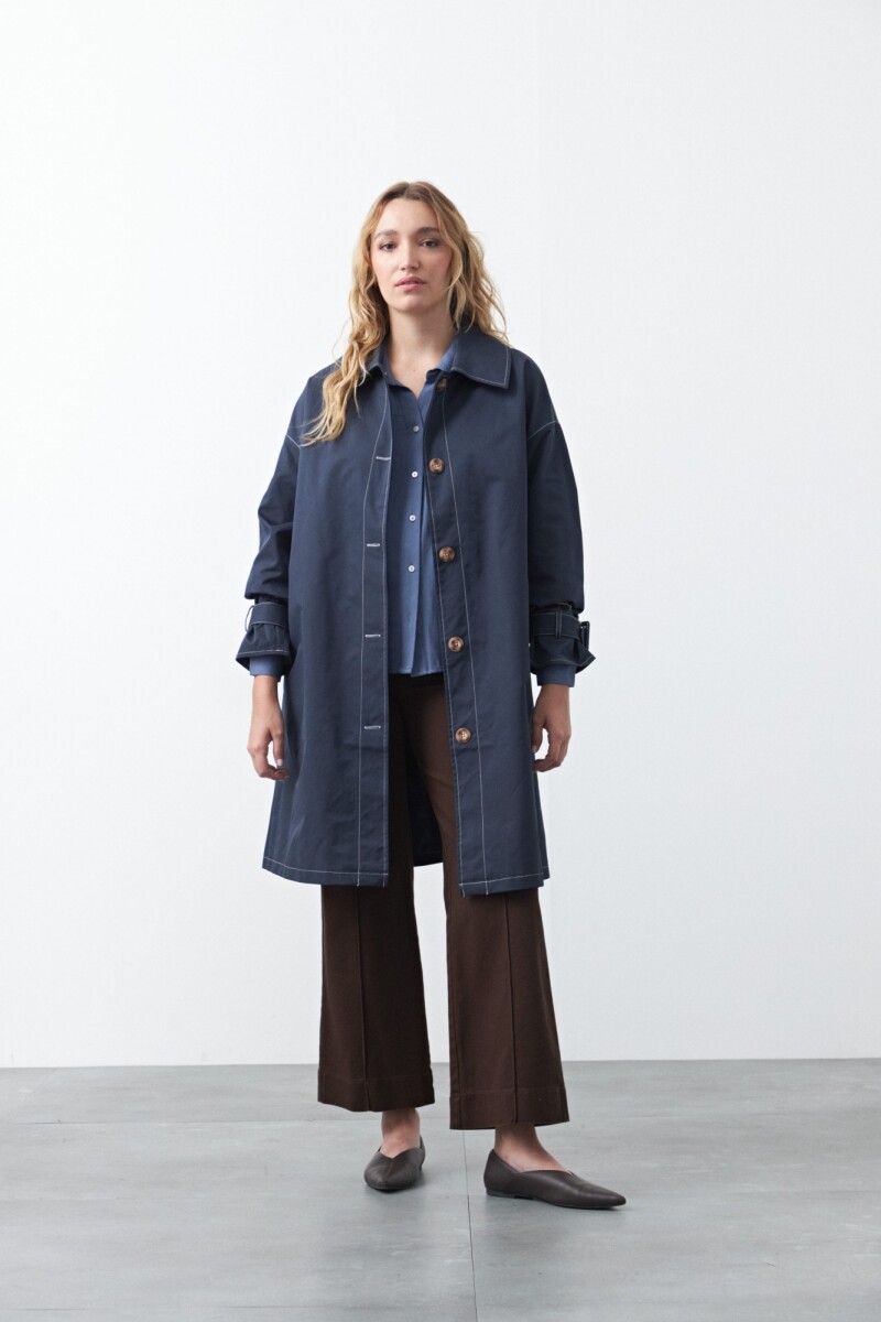 CAMISA KAI Azul Grisaceo