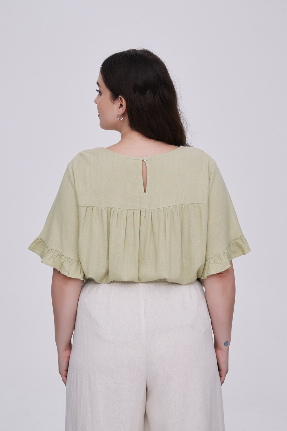 Blusa Abbas Verde Oliva Claro