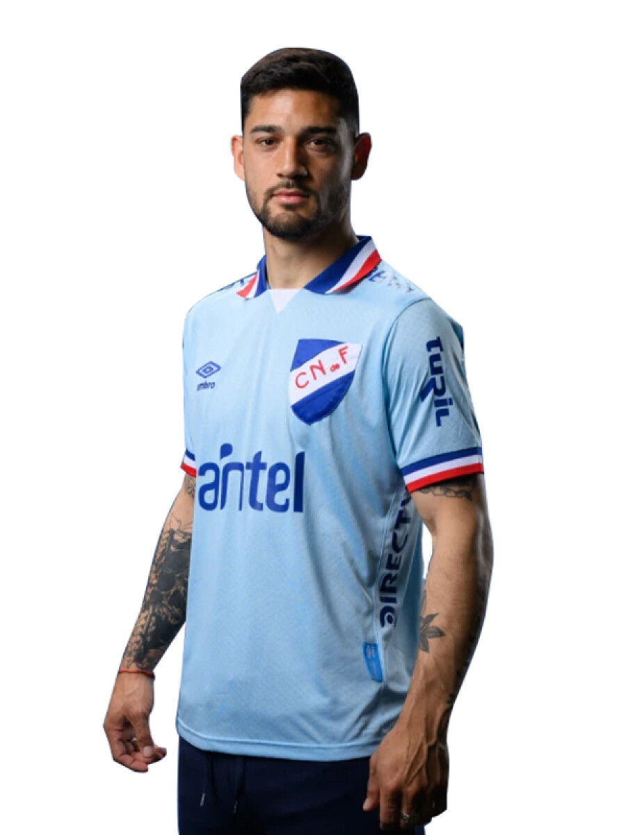 Camiseta Umbro NACIONAL AWAY 3 de Hombre - NU143086 - Celeste 