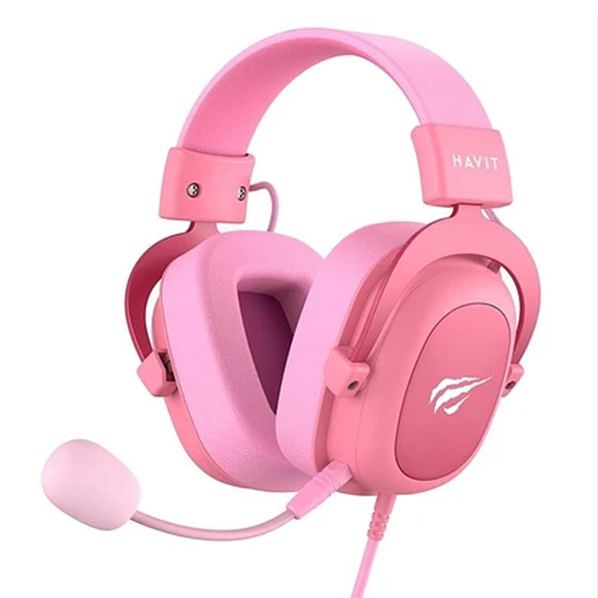 Vincha Gamer Havit H2002dp - VINCHA HAVIT H2002DP ROSADO 