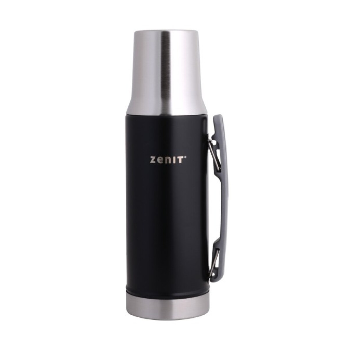 Termo Zenit Acero Inoxidable 1 Litro Tapa Mate - NEGRO 