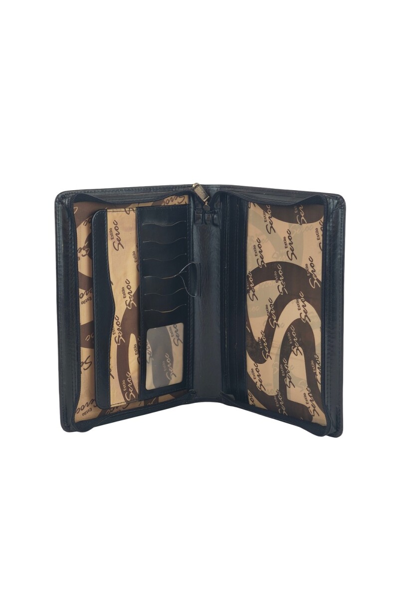 El Dosier Compacto para Organización y Estilo Personal Negro