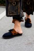 Half Del Corral Shoes Azul / Habano