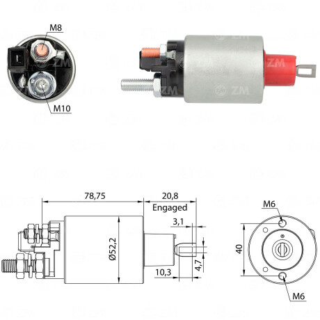 AUTOMATICO DE ARRANQUE FORD CARGO CUMMINS 6BT 4BT 12V PRESTOLITE INDIEL ZM AUTOMATICO DE ARRANQUE FORD CARGO CUMMINS 6BT 4BT 12V PRESTOLITE INDIEL ZM