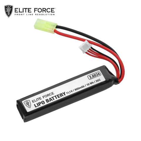 Batería Airsoft Umarex Elite Force Lipo Tipo D 11,1 V 900mAh Batería Airsoft Umarex Elite Force Lipo Tipo D 11,1 V 900mAh