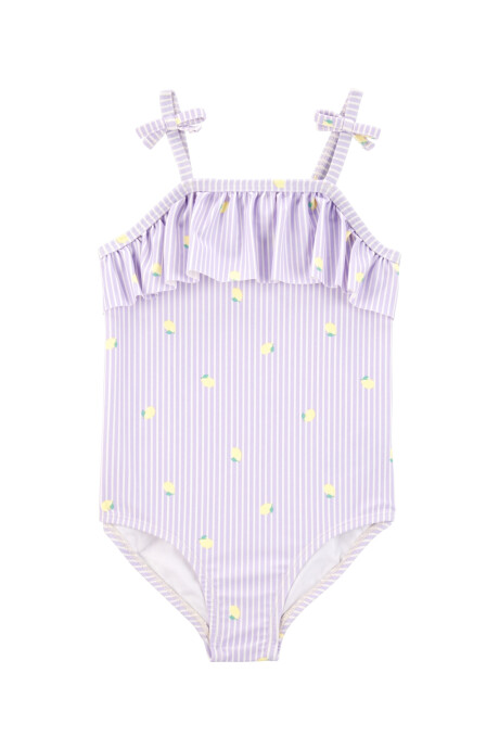 Malla de baño una pieza, con protección UPF 50+, diseño limones Malla de baño una pieza, con protección UPF 50+, diseño limones