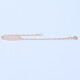 Pulsera oro 18k con placa de identidad para bebé. Pulsera oro 18k con placa de identidad para bebé.