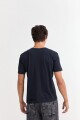 Remera básica manga corta AZUL MARINO