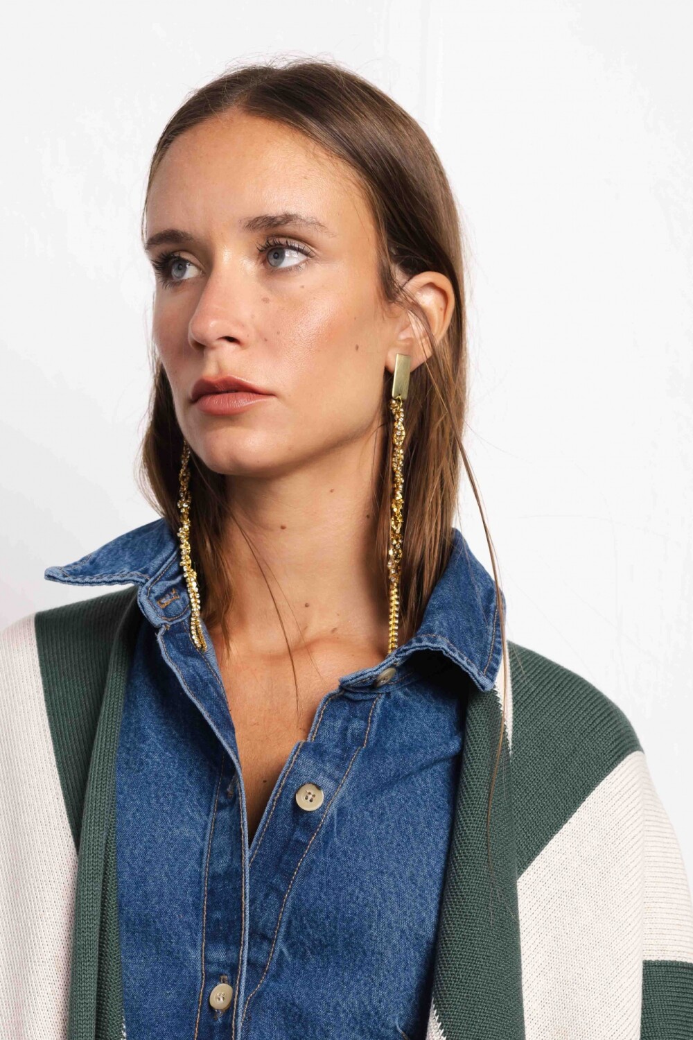 Snake Earrings Dorado